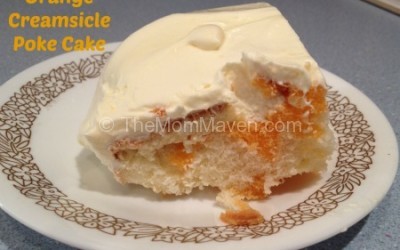 Orange Creamsicle Poke Cake