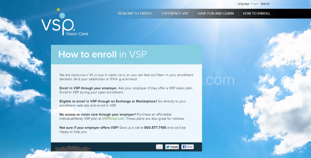 Enroll in a VSP® Vision Care plan