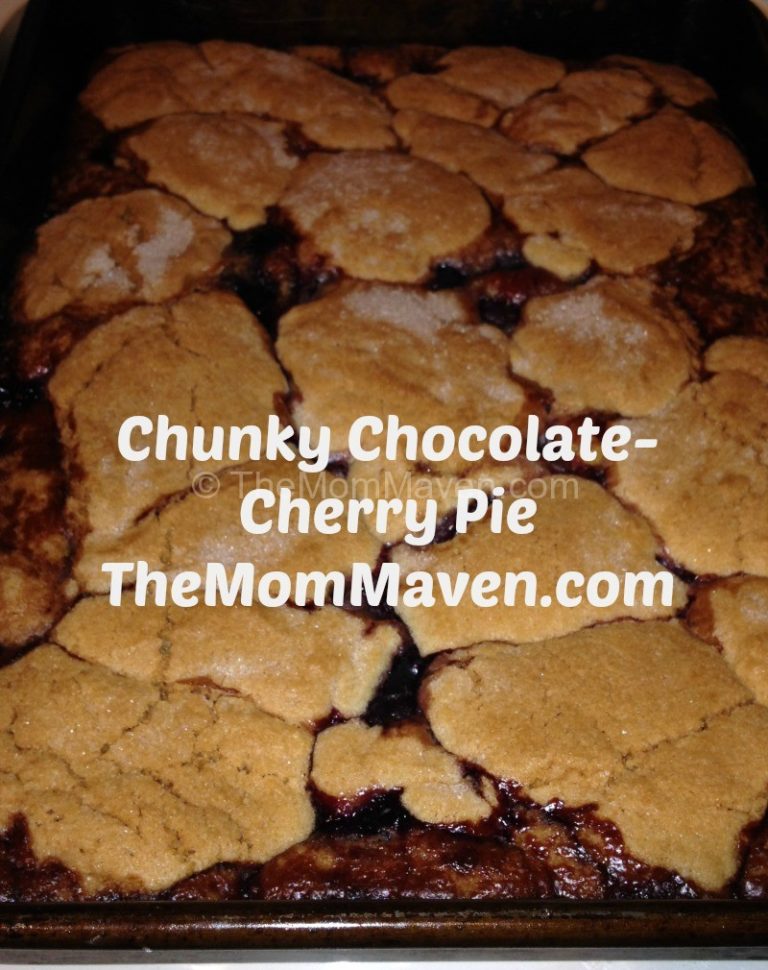 chunky chocolate-cherry pie