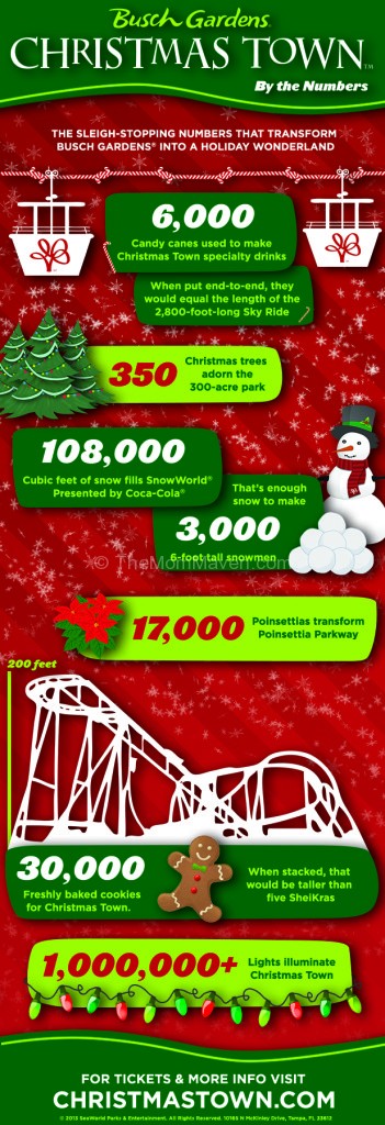 Christmas Town by the Numbers Infographic
