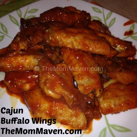Easy Recipes-Cajun Buffalo Wings TheMomMaven.com