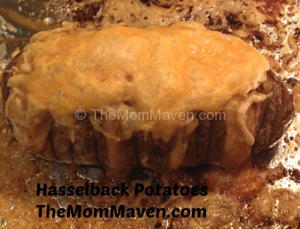 Easy recipes: Hasselback Potatoes TheMomMaven.com
