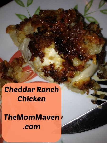 cheddar ranch chicken themommaven.com