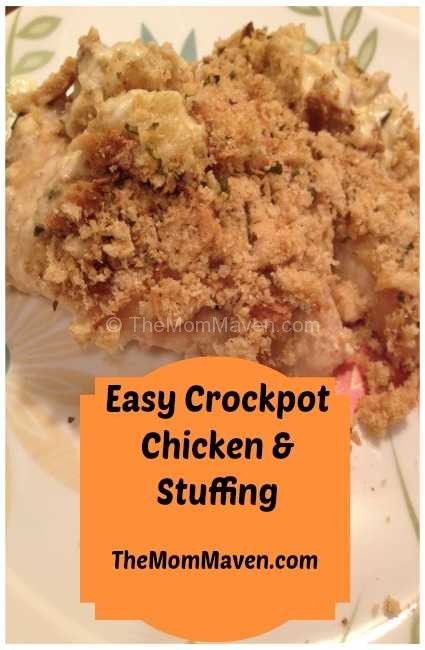 Easy recipes-Crockpot Chicken & Stuffing