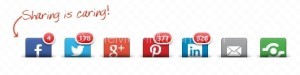 shareaholic social sharing buttons
