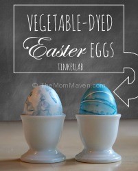Vegetable Dyed Easter Eggs