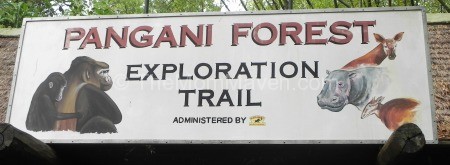 Pangani Forest Trail Sign