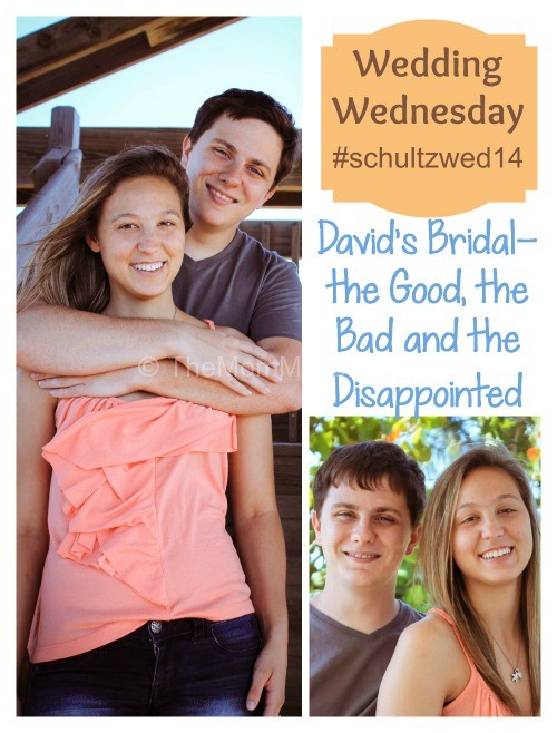 Wedding Wednesday David's Bridal-the good the bad the disappointed