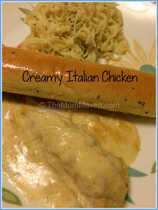 Easy Recipes-Creamy Italian Chicken-TheMomMaven.com