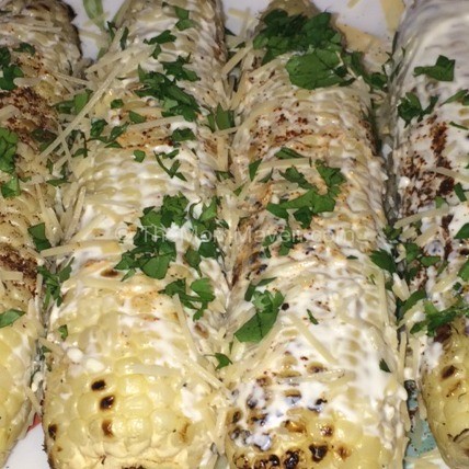 Mexican Grilled Corn-TheMomMaven.com