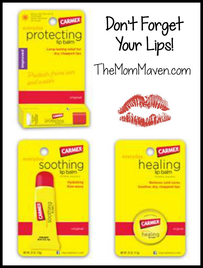 Don't forget your lips-Carmex-TheMomMaven.com