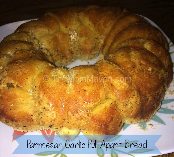 Parmesan Garlic Pull Apart Bread-TheMomMaven.com