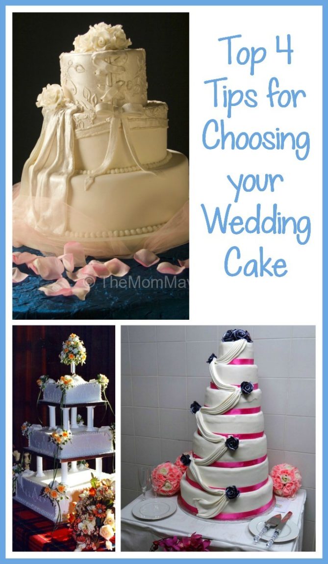 Top 4 Tips for Choosing Your Wedding Cake-themommaven.com