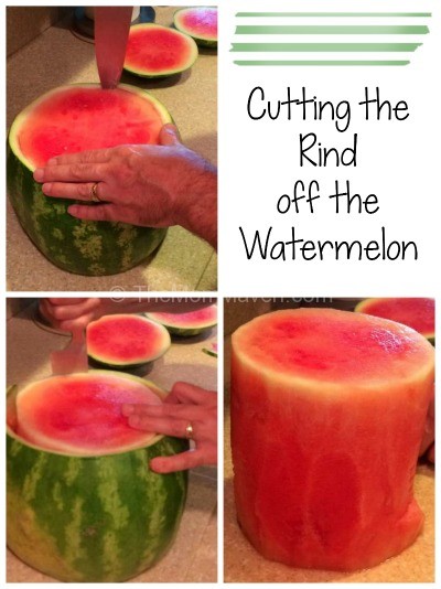 How to make a watermelon cake-TheMomMaven.com