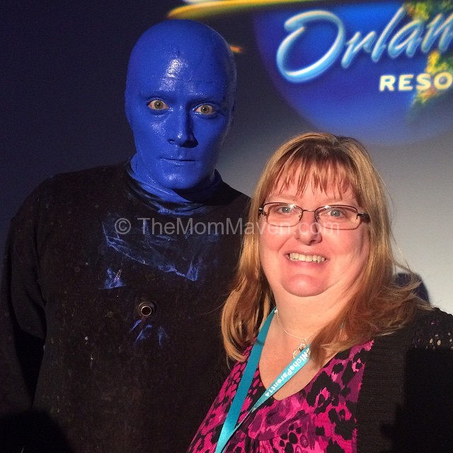 I had my picture taken with a member of BlueMan Group after we attended the show during Niche Parent Conference 2014