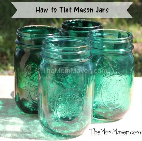 How to Tint- Mason Jars-TheMomMaven.com
