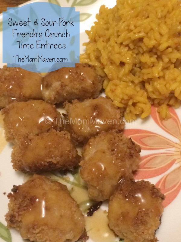 Sweet and Sour Pork-French's Crunch Time Entrees-TheMomMaven.com