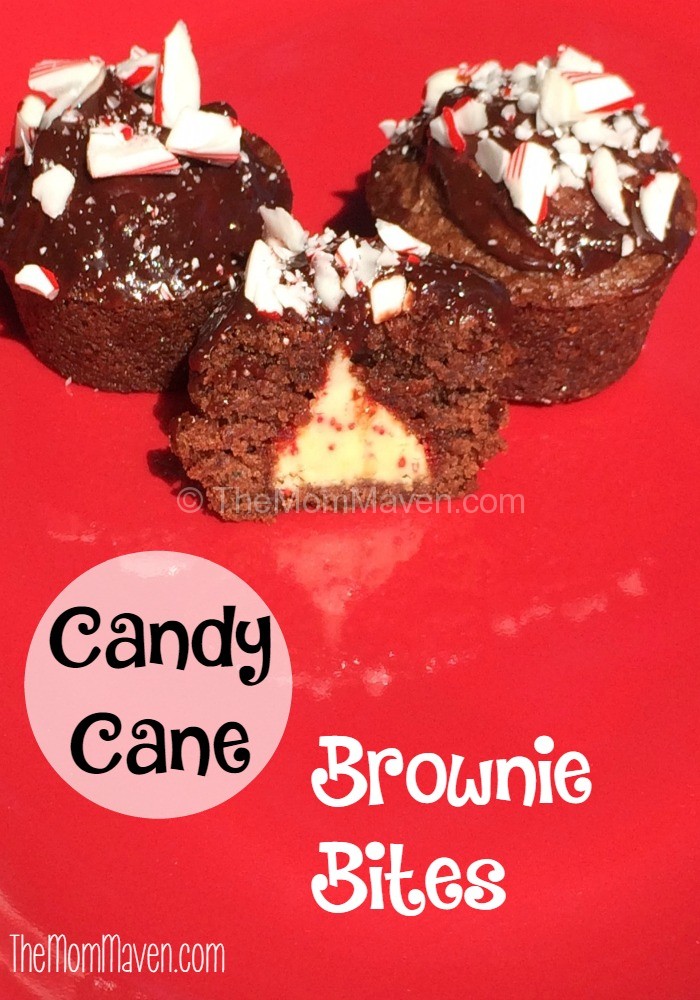 Try these easy Candy Cane Brownie Bites for your Christmas celebration.