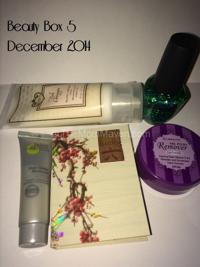 Beauty Box 5 December 2014