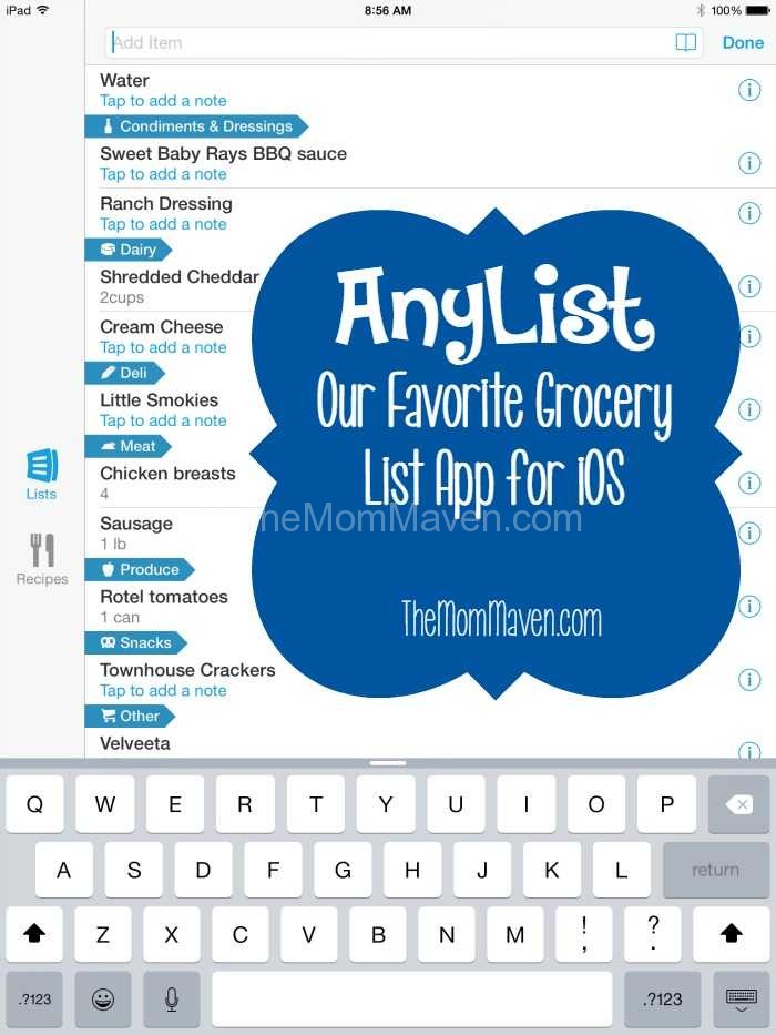 Anylist our favorite grocery list app