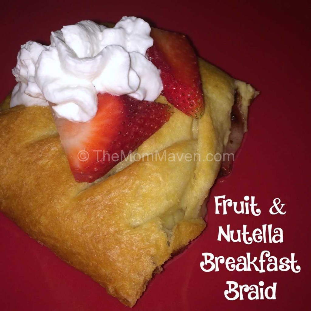 Fruit and nutella Breakfast Braid