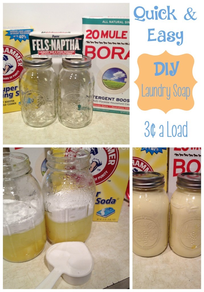 Quick and Easy DIY Laundry Soap