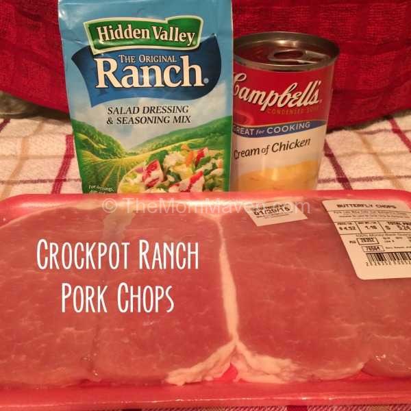 Crockpot Ranch Pork Chops