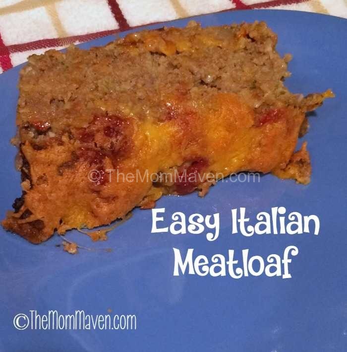 Easy Italian Meatloaf a perfect comfort food.
