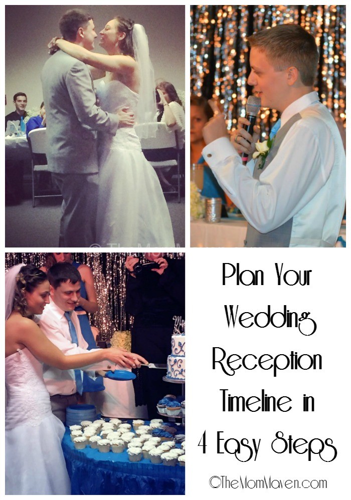Plan your wedding reception timeline in 4 easy steps