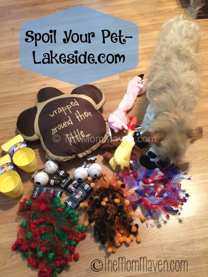 Spoil Your Pet with gifts from Lakeside.com