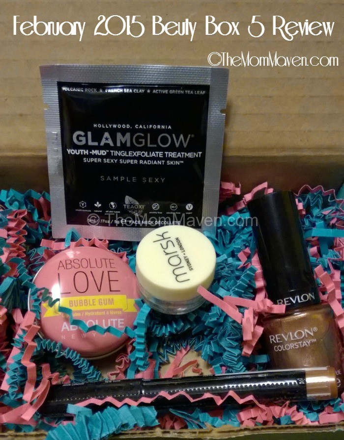Take a peek inside the February 2015  Beauty Box 5
