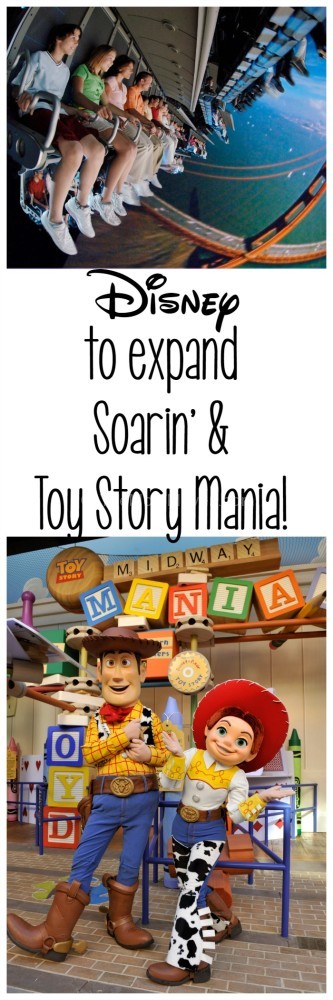 Disney to Expand Soarin and Toy Story Mania