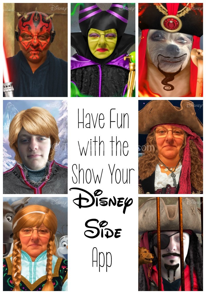 Have fun with the show your disney side app