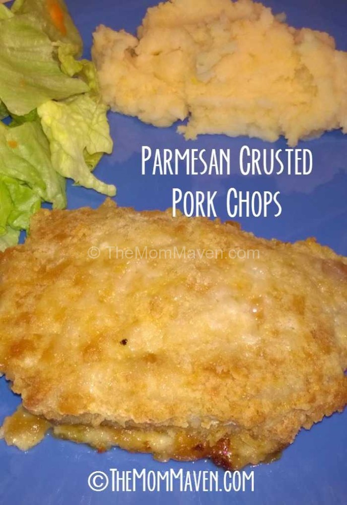 Parmesan Crusted Pork Chops-an easy and delicious addition to your menu plan
