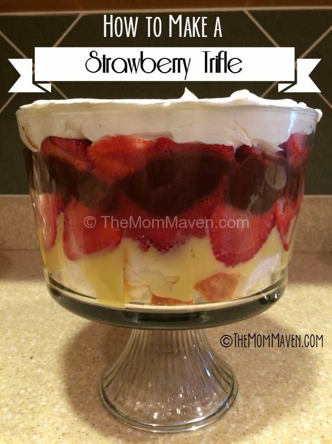 How to make a strawberry trifle
