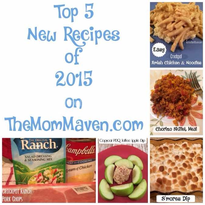 Top 5 new recipes of 2015