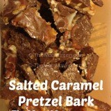 Salted Caramel Pretzel Bark