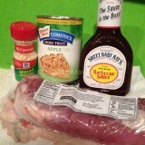 Crockpot Apple Barbecue Pork Loin Recipe