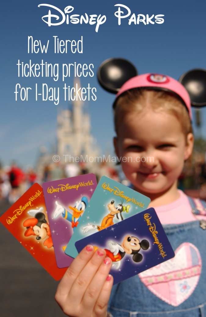 Disney Parks new tiered ticket prices