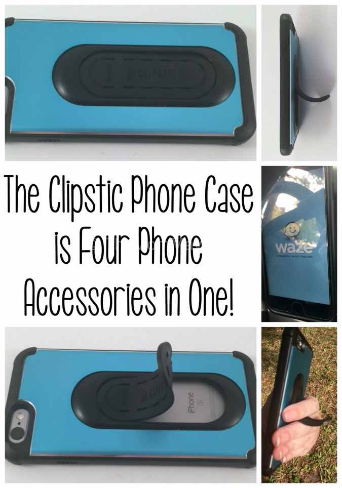 The Clipstic Phone Case is 4 cell phone accessories in one-compressed