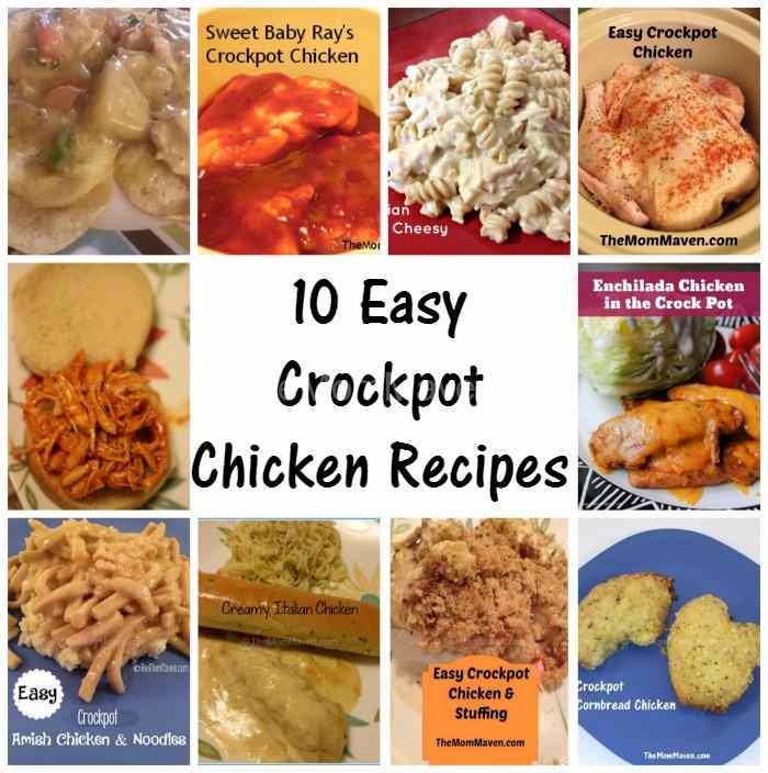 10 easy crockpot chicken recipes for busy moms