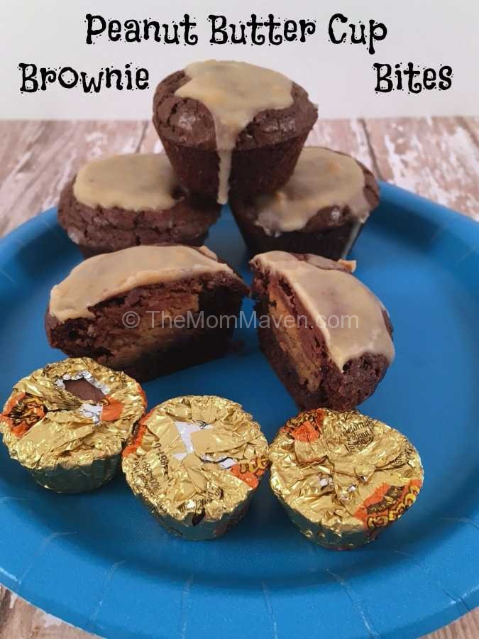 Peanut Butter Cup Brownie Bites Recipe