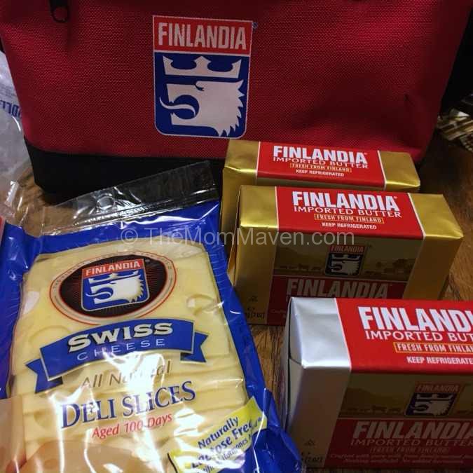 The small sampling of Finlandia Cheese and Butters that arrived on my doorstep.