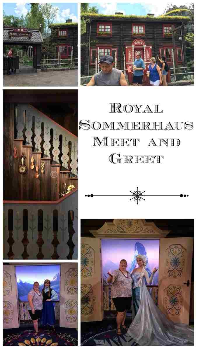 Royal Sommerhaus in Norway at Epcot is a beautiful place to meet Anna and Elsa from Frozen,