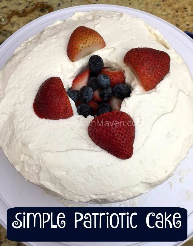 Make this simple Patriotic dessert, a fruit tunnel cake, for your next 4th of July picnic.