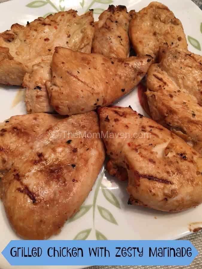 This zesty marinade for chicken is great for grilled or baked chicken so you can use it year round.
