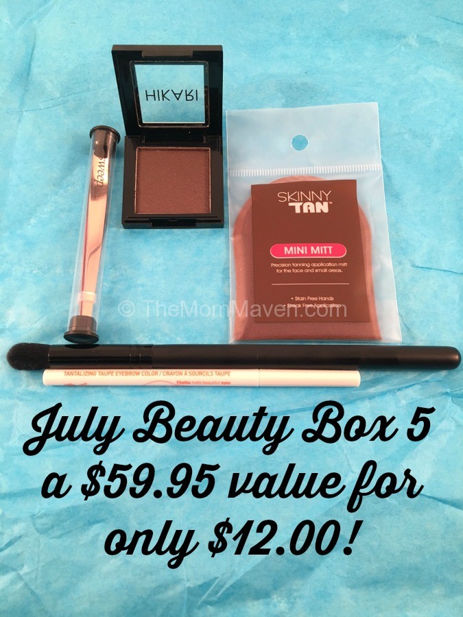 The Beauty Box 5 July shipment is more proof that the Beauty Box 5 subscription box is the best way to get makeup and beauty products at an affordable price.