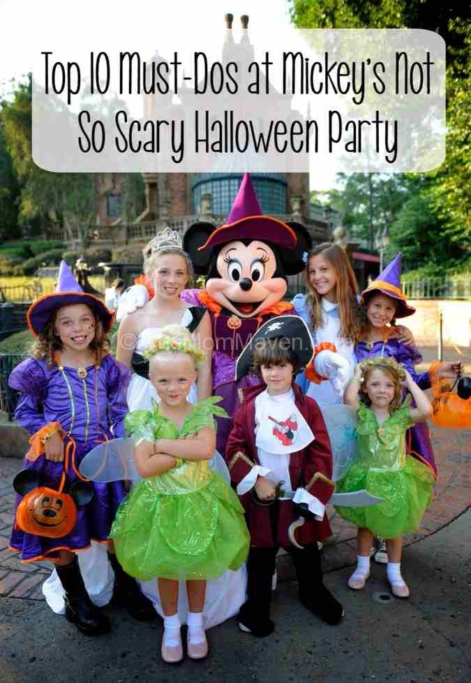 Top 10 Must-dos at Mickeys not so scary halloween party at the Magic Kingdom at Walt Disney World