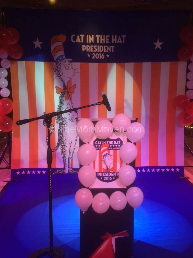 Cat in the Hat for President Carnival Cruise Lines