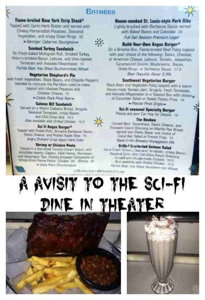 The Sci-Fi Dine-In Theater at Disney's Hollywood Studio is our favorite table service restaurant in that park.